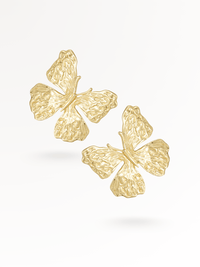 BUTTERFLY | Ohrringe 14K vergoldet