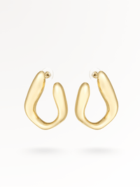 BIG-U | Ohrringe 14K vergoldet