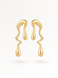 MELTED | Ohrringe 14K vergoldet