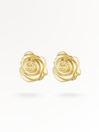 ROSE II | Ohrringe 14K vergoldet
