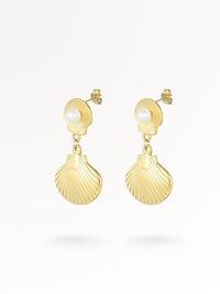 OCEAN | Edelstahl-Ohrringe 14K vergoldet