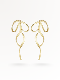 BOW | Ohrringe 14K vergoldet