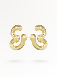 BIG-B | Ohrringe 14K vergoldet