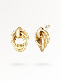 MULTI-O | Ohrringe 14K vergoldet