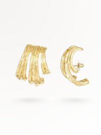 RAW | Ohrringe 14K vergoldet