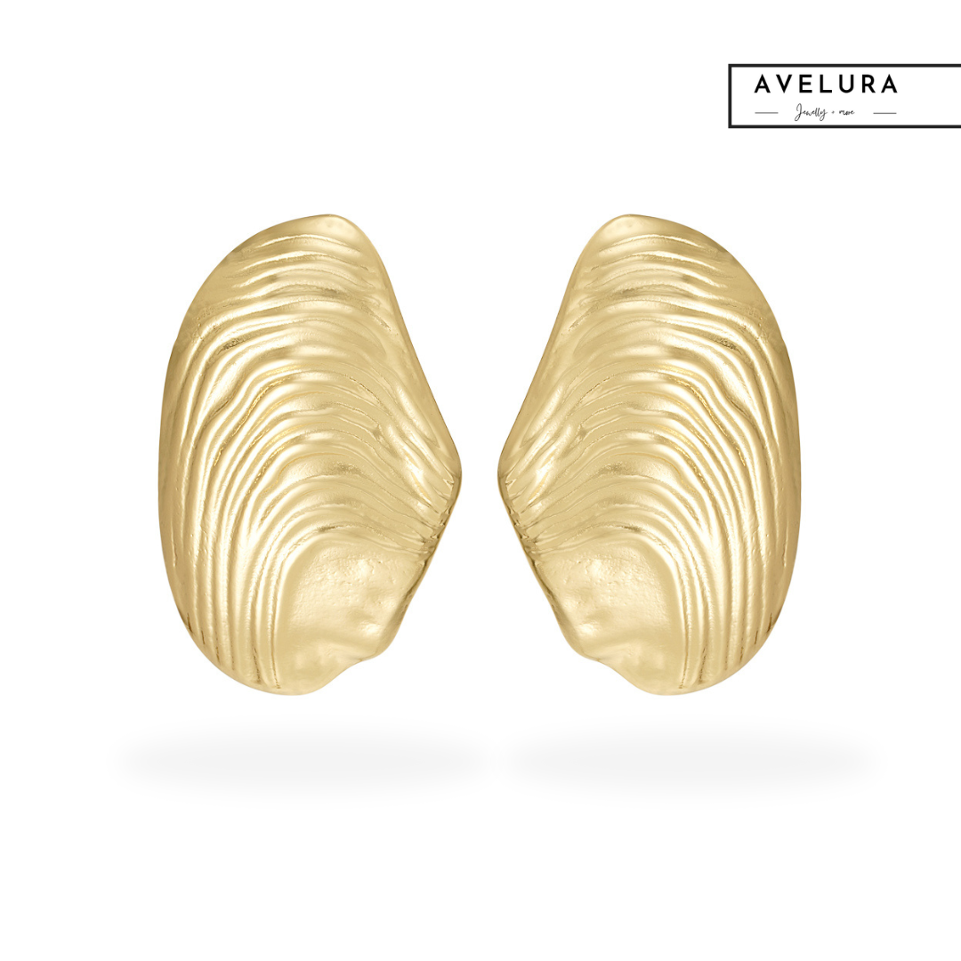 OYSTER | Ohrringe 14K vergoldet