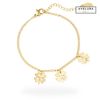 CLOVER | Edelstahl Armband 14K vergoldet