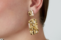 PLATED | Edelstahl-Ohrringe 14K vergoldet