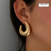 JUST-U | Ohrringe 14K vergoldet