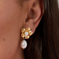 PEARL-LIGHT | Edelstahl-Ohrringe
