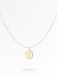 MOONRISE | Zweifarbige Edelstahl-Halskette 14K vergoldet