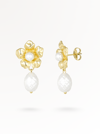 PEARL-LIGHT | Perlen Edelstahl Ohrringe