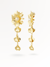 WILD-FLOWER | Ohrringe 14K vergoldet