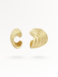 WAVES | Ohrringe 14K vergoldet